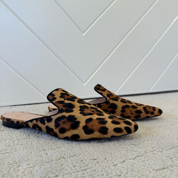 J Crew :: Cheetah Pointed Toe Slide - Picture 4 of 8